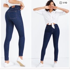 Madewell | High Rise Curvy Skinny Jeans Petite Fit Lucille 36